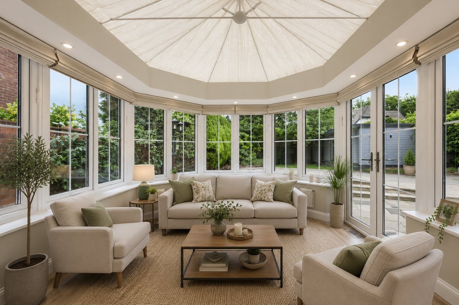 Conservatory staged