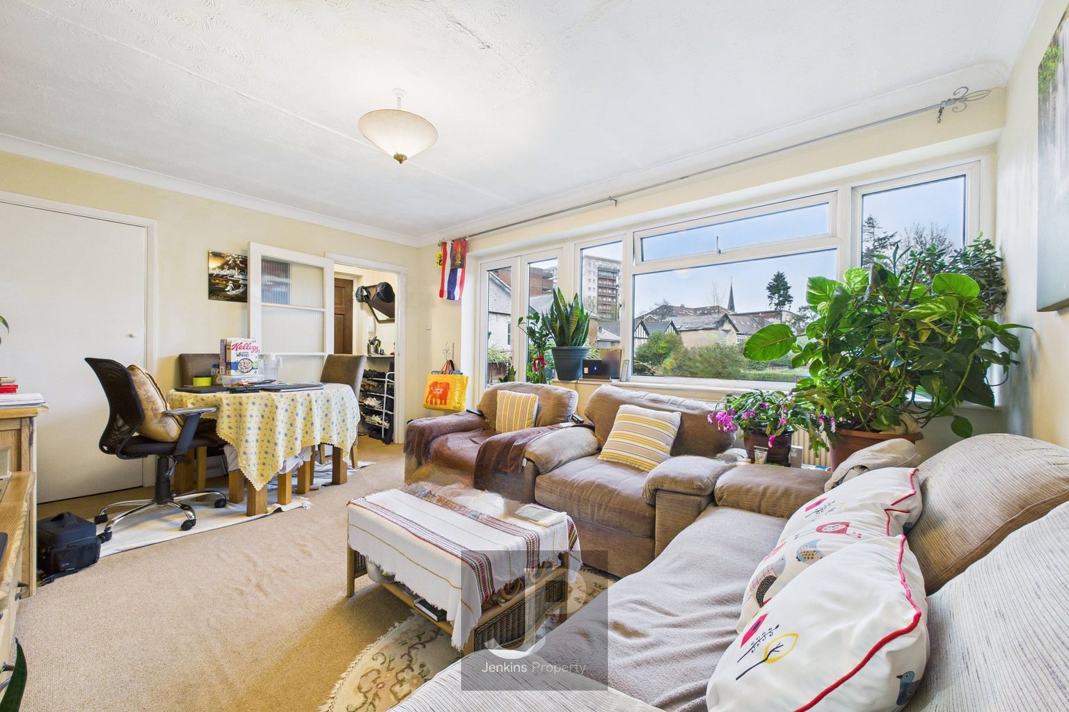 Living room as lived in
