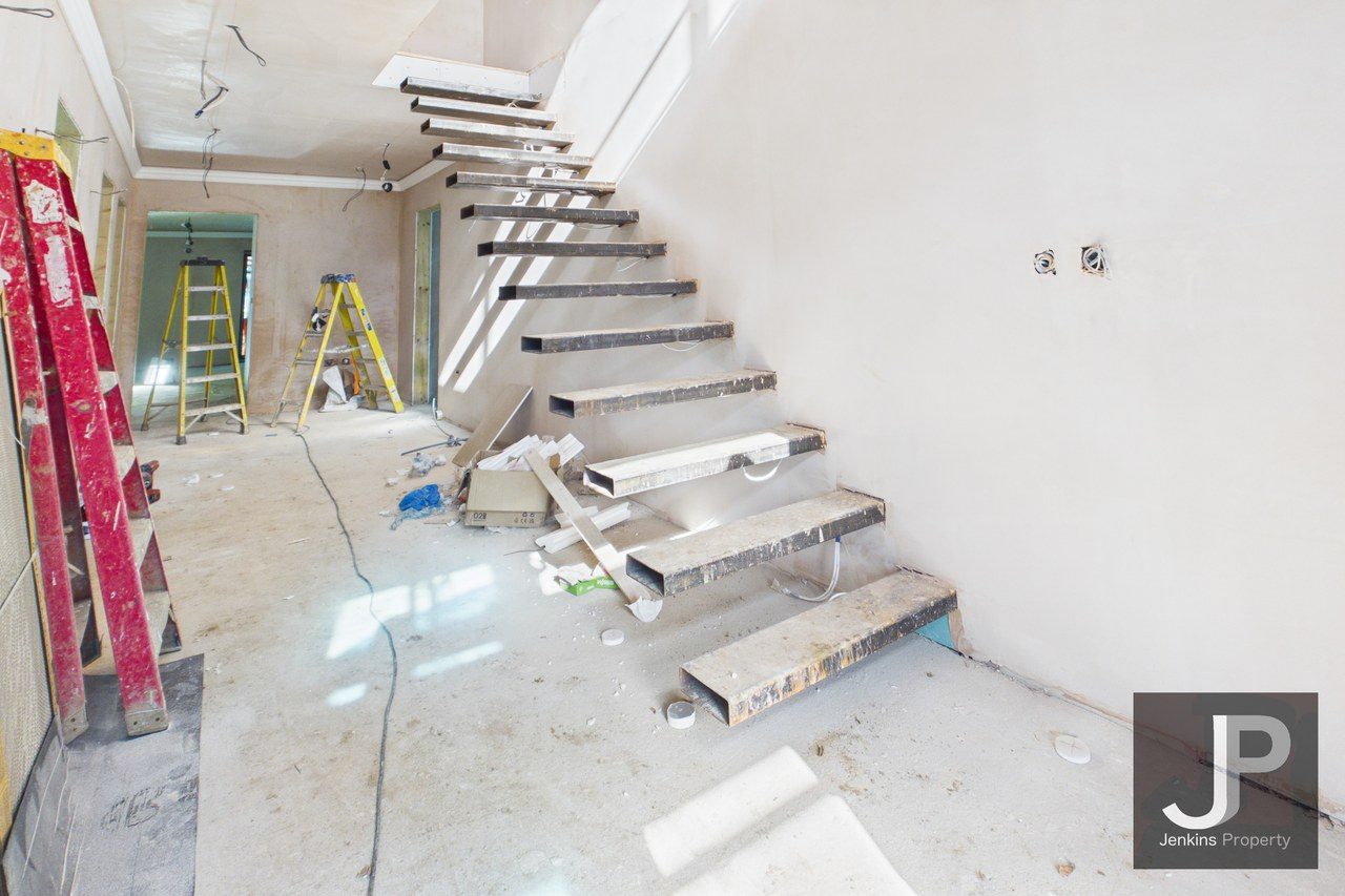 Hallway under construction