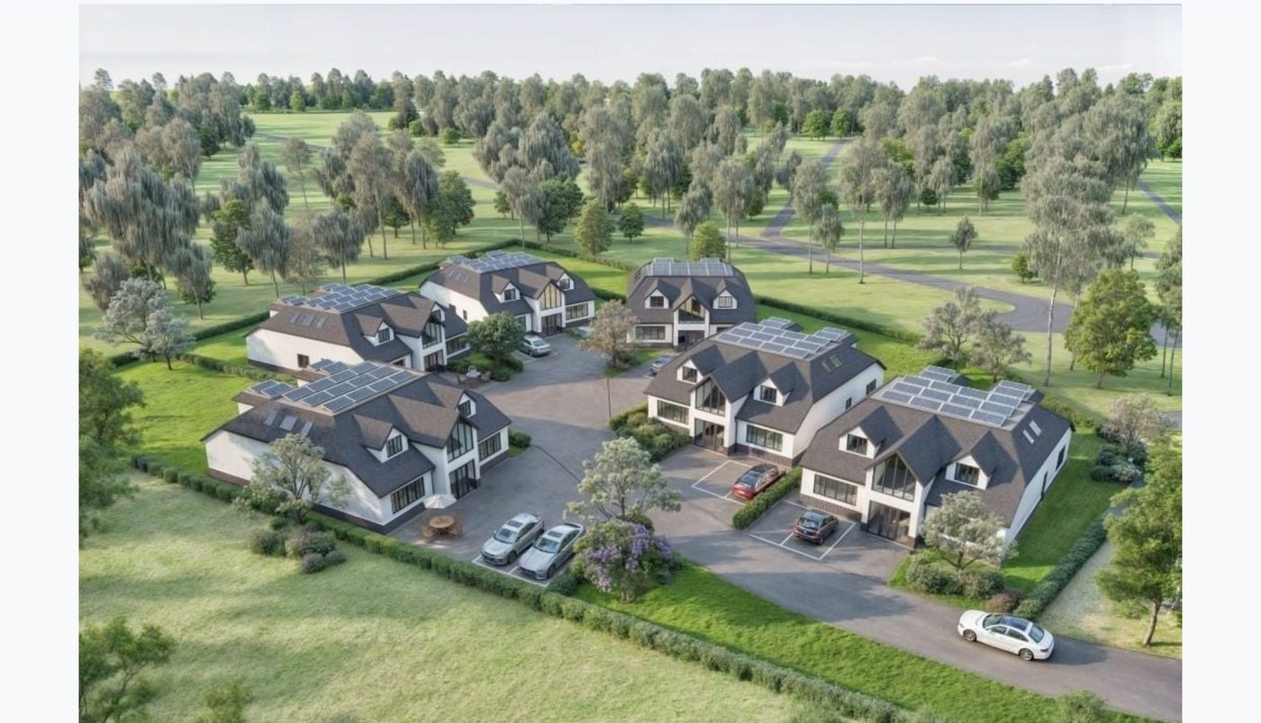 Development website, masterplan page on desktop