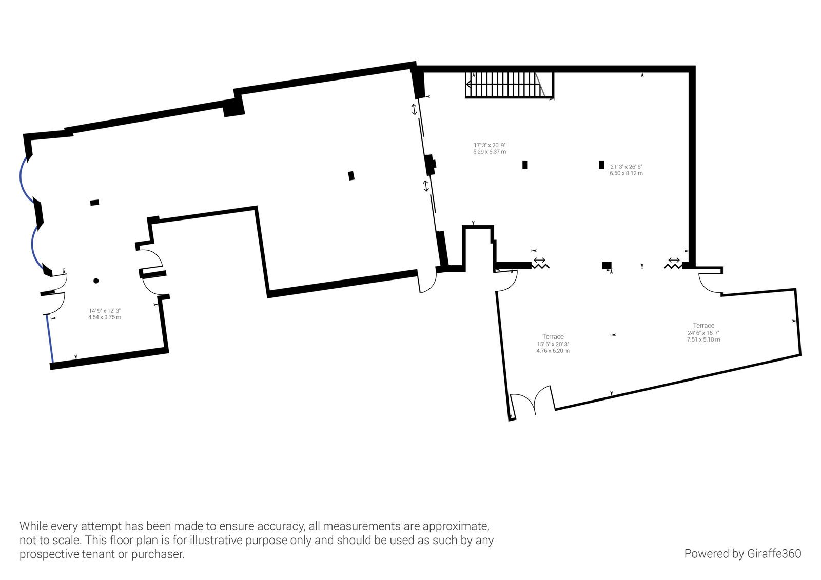 Floor plan, one level